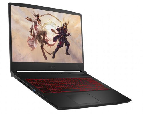 Ноутбук MSI Katana GF66 11UC-1223XRU Core i5 11400H 8Gb SSD512Gb NVIDIA GeForce RTX 3050 4Gb 15.6" IPS FHD (1920x1080) Free DOS black WiFi BT Cam 9S7-158212-1223 9S7-158212-1223