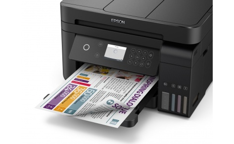 МФУ Epson L6170 Фабрика Печати А4, 4 цв., копир/принтер/сканер, ADF, Duplex, Ethernet, USB, WiFi C11CG20404 C11CG20404