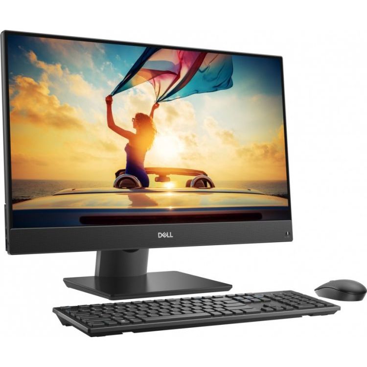 Моноблок Dell Inspiron 5477 23.8" Full HD i5 8400T (1.7)/8Gb/1Tb 7.2k/SSD128Gb/GTX1050 4Gb/Windows 10 Home/GbitEth/WiFi/BT/180W/клавиатура/мышь/Cam/черный 1920x1080 5477-6535 5477-6535