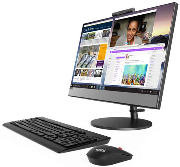 Моноблок Lenovo V530-24ICB 23.8" (1920x1080), i5-8400T(1.7GHz), 8GB, 256GB SSD, Intel HD, DVDRW, KB+Mouse (USB), Win 10 Pro 64  10UW000BRU 10UW000BRU