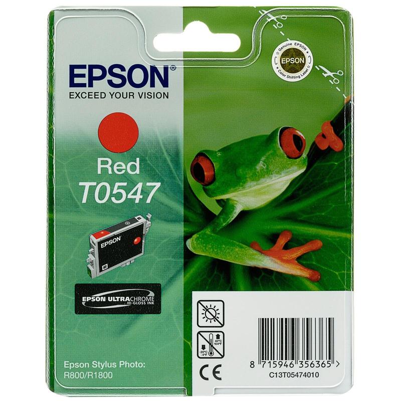 Картридж Original Epson [T054740] для Epson R800 Red T054740 #1