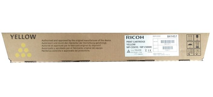 Тонер-картридж Ricoh желтый тип MPC5501E/MP C5000E 841457 841457 #1