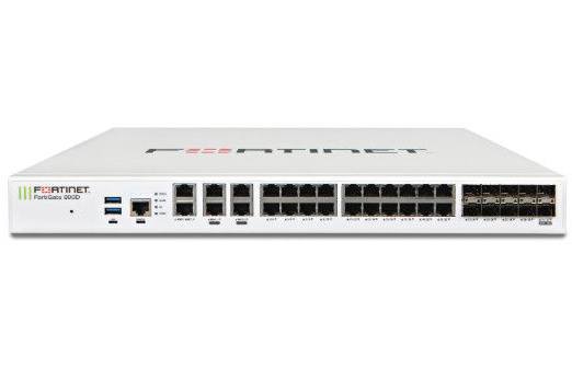 Межсетевой экран Fortinet FortiGate-800D 22x GE RJ45 ports, 4x GE RJ45 with Bypass Protection, 8x GE SFP slots, 2x 10G SFP+ slots, SPU NP6 and CP8 hardware accelerated, 240GB onboard SSD Storage FG-800D FG-800D