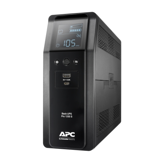 Источник бесперебойного питания APC Back-UPS Pro BR 1200VA/720W, Sinewave,8xC13 Outlets(2 Surge & 6 batt.), AVR, LCD, Data/DSL protect, USB BR1200SI BR1200SI