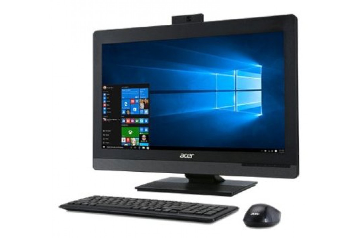 Моноблок Acer Veriton Z4860G i5-8400 Частота процессора 2800 МГц/23.8" 1920x1080/8Гб/1Тб/Intel UHD Graphics 630 встроенная/DVDRW/Windows 10 Pro DQ.VRZER.050 DQ.VRZER.050 DQ.VRZER.050