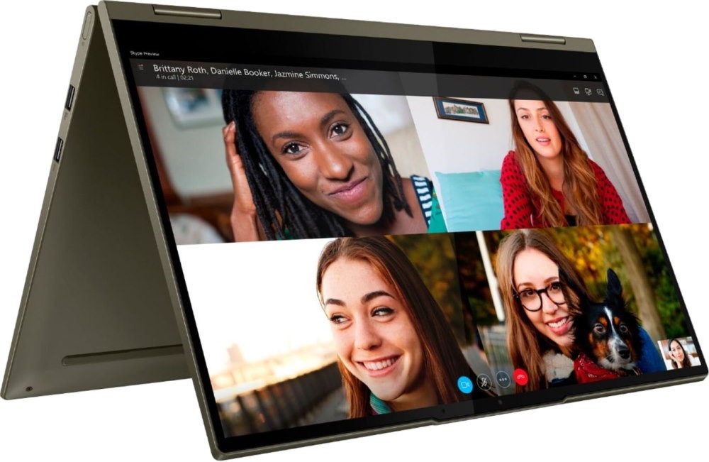 Ноутбук Lenovo Yoga 7 15ITL5 15.6" FHD GL 500N/ CORE_I5-1135G7_2.4G_4C_MB/ 16GB (0+16 впайка)/ 512 GB/ Без SSD/ Integrated/ Без привода/ W10/ Зеленый 82BJ005SRU 82BJ005SRU