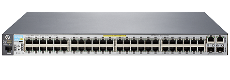 Коммутатор HPE 2530-48-PoE+ Switch 48x10/100+2xSFP+ 2x10/100/1000,Managed,L2,virtual stacking,POE+ J9778A J9778A