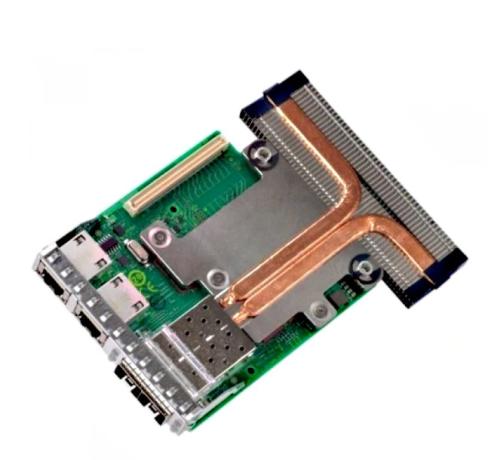 Сетевой адаптер  DELL Broadcom 57416 Dual Port 10 GbE BaseT + 2x1Gb BT Network Daughter Card - Kit for G14 540-BBUK 540-BBUK