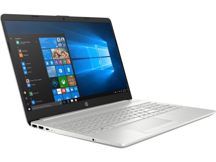 Ноутбук HP 15-dw0005ur Core i3 8145U, 8Gb, SSD256Gb, Intel UHD Graphics 620, 15.6", HD (1366x768), Windows 10, silver, WiFi, BT, Cam  6PL53EA 6PL53EA