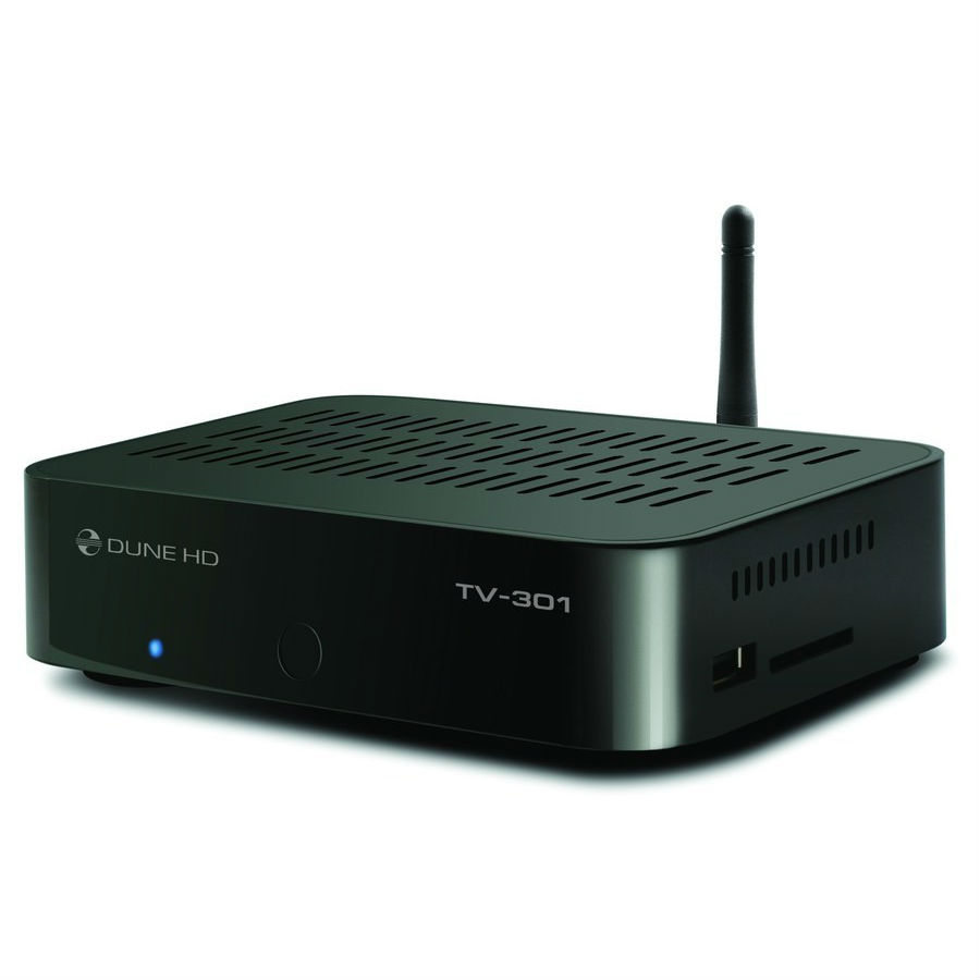 Телевизионная приставка Dune HD TV-301 со встроенным адаптером Wi-Fi b/g/n с внешней антенной TV-301W