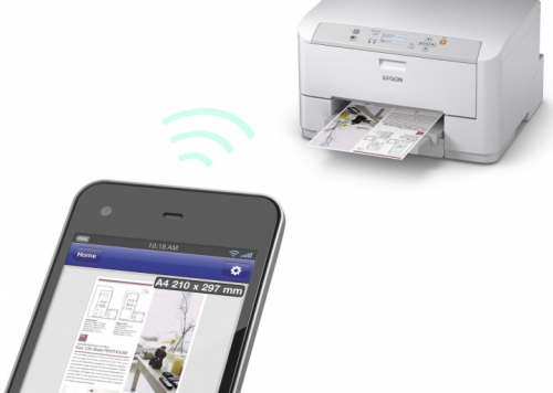 Принтер струйный Epson WorkForce Pro WF-5110DW A4 Duplex Net WiFi USB RJ-45 белый C11CD12301 C11CD12301