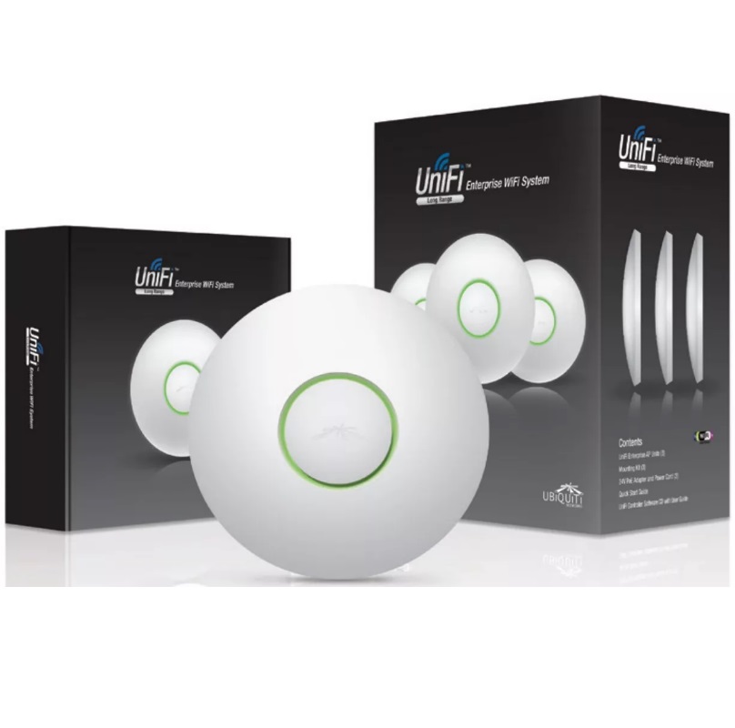 UAP-3(EU) UniFi. Три точки доступа WiFi 802.11 g/n, комнатное исполнение, работает с контроллером UAP-3(EU)