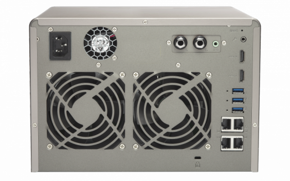 Сетевой RAID-накопитель QNAP 6 отсеков для HDD, HDMI-порт. Четырехъядерный Intel Celeron N3150 1,6 ГГц TS-653A-8G TS-653A-8G