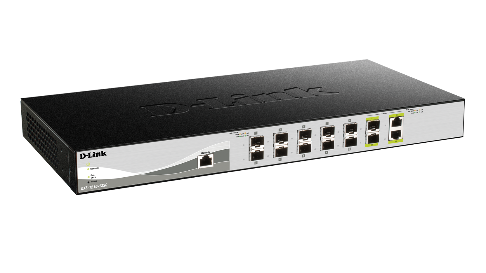 Коммутатор D-Link L2+ Smart Switch with 10 10GBase-X SFP+ ports and 2 10GBase-T/SFP+ combo-ports DXS-1210-12SC/A3A DXS-1210-12SC/A3A
