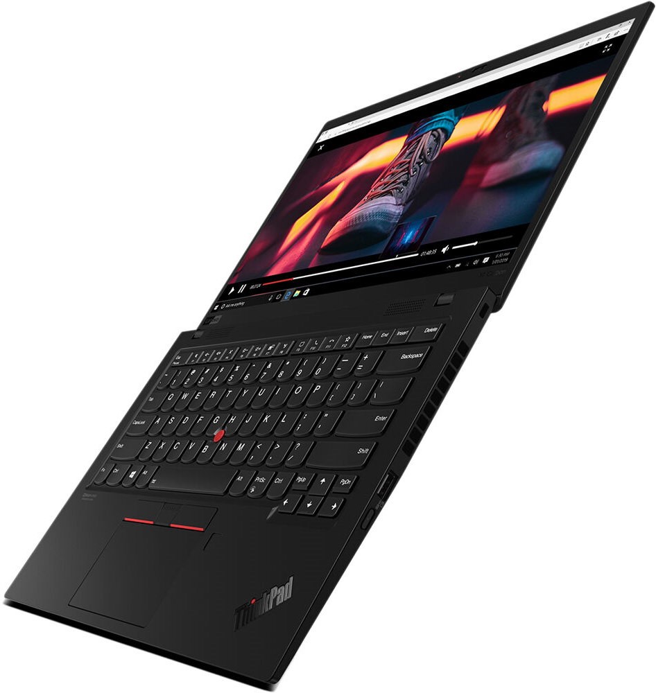 Ультрабук Lenovo ThinkPad X1 Carbon Core i5 8250U/8Gb/SSD256Gb/Intel UHD Graphics 620/14"/IPS/FHD (1920x1080)/Windows 10 Professional 64/black/WiFi/BT/Cam 20KH0035RT 20KH0035RT