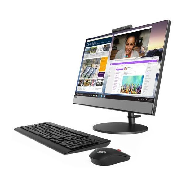 Моноблок Lenovo V530-22ICB All-In-One 21,5" I3-8100T 4GB DDR4, 128GB DDR4 SSD, Intel HD, DVD±RW, AC+BT, USB KB&Mouse, Win 10 Pro64-RUS, 1YR Carry-in 10US005JRU 10US005JRU