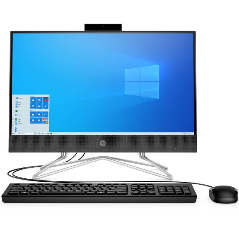 Моноблок HP 22-df1054ur NT 21.5" FHD(1920x1080) Core i5-1135G7, 8GB DDR4 3200 (1x8GB), SSD 256Gb, Intel Internal Graphics, noDVD, kbd&mouse wired, HD Webcam, Jet Black, Win10, 1Y Wty, repl. 2Y0N8EA 496X6EA 496X6EA