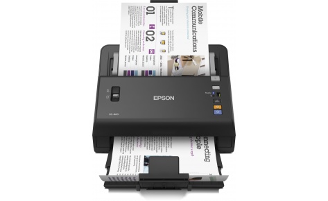 Сканер Epson WorkForce DS-860N A4, 60 стр, 600х600dpi, CIS, USB, LAN (B11B222401BT) B11B222401BT