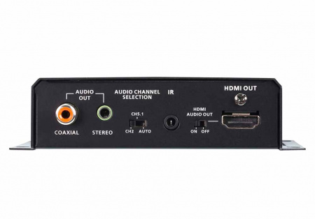 Удлинитель-передатчик ATEN HDMI HDBase-T+VGA+AUDIO+RS232+IR, 100 метр,, 1xUTP Cat5e, HDMI+3-контак,клемма+MINIJACK+RCA+RJ45, F, без шнуров, DC 5,3V, (макс,разр,4096x2160/3840x2160 60Hz 4:2:0/30Hz 4:4:4 70м Cat5e/6;100м Cat6a/1080p 100м Cat 5e/6/6a) V VE2812R-AT-G