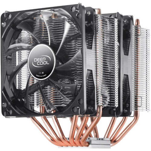 Вентилятор Deepcool NEPTWIN V2 Soc-AMD/1150/1155/1156/2011/ 4pin 26-31dB Al+Cu 150W 1109g винты LED NEPTWIN V2