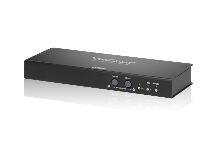 Удлинитель ATEN VGA/SVGA/WUXGA+AUDIO, 300 м., 1xUTP Cat5e, HD-DB15+MINIJACK+RJ45, Female, без шнуров VE300RQ-AT-G VE300RQ-AT-G