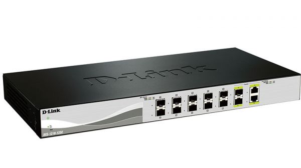 Коммутатор D-Link L2+ Smart Switch with 10 10GBase-X SFP+ ports and 2 10GBase-T/SFP+ combo-ports DXS-1210-12SC/A3A DXS-1210-12SC/A3A