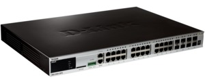 Коммутатор D-Link L3 Managed Switch with 20 10/100/1000Base-T ports and 4 100/1000Base-T/SFP combo-ports and 4 10GBase-X SFP+ ports DGS-3420-28TC/B1A DGS-3420-28TC/B1A