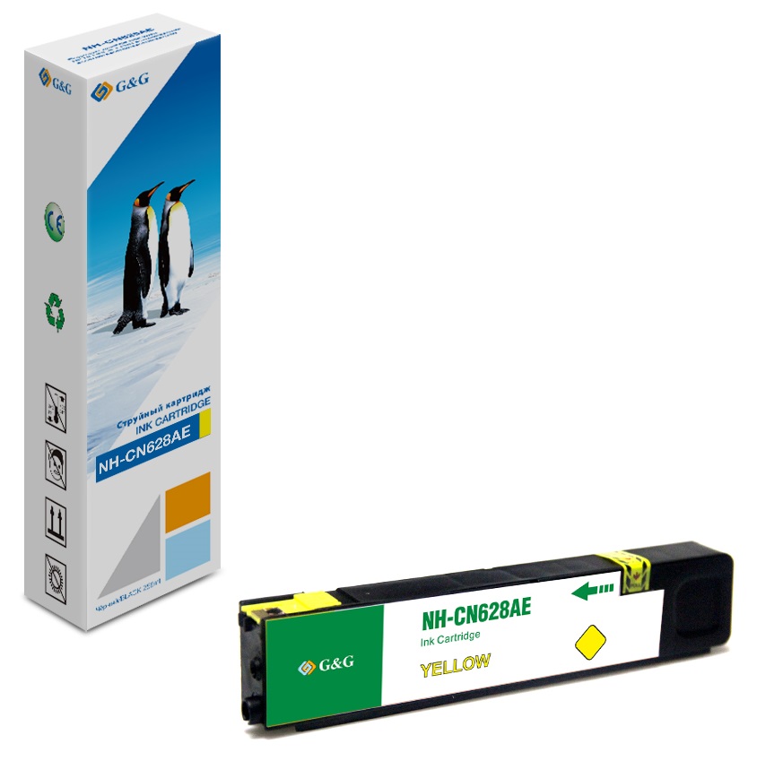 Картридж G&G струйный желтый 971XL для HP OJ Pro X451/551/476/576 /dn/dw 110ml NH-CN628AE NH-CN628AE