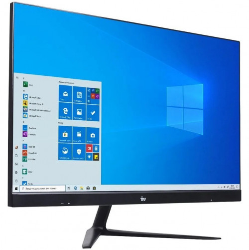 Моноблок iRU Office P2310H4 23.8" Full HD Cel G5905 (3.5) 8Gb SSD240Gb UHDG 610 Free DOS GbitEth WiFi BT 120W Cam черный 1920x1080 (RUS) 1771819 1771819