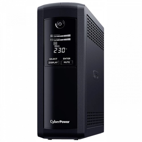 Источник бесперебойного питания CyberPower 1600 Ва/960 Вт, Line-Interactive, Schuko x 5 VP1600ELCD VP1600ELCD