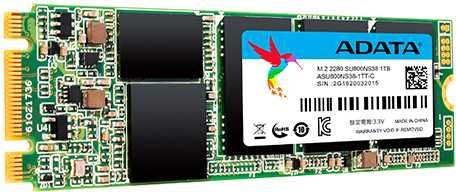 Твердотельный накопитель A-data M.2 2280 1TB Ultimate SU800 Client SSD SATA 6Gb/s, 560/520, IOPS 80/80K, MTBF 2M, 3D V-NAND TLC, 102 ASU800NS38-1TT-C ASU800NS38-1TT-C #2