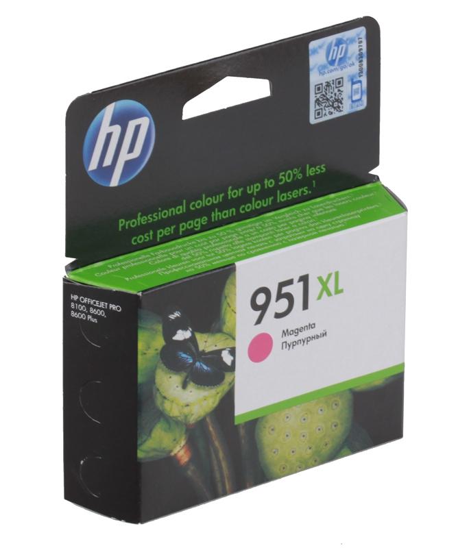 Картридж струйный HP CN047AE №951XL пурпурный для Officejet Pro 8100/8600 CN047AE