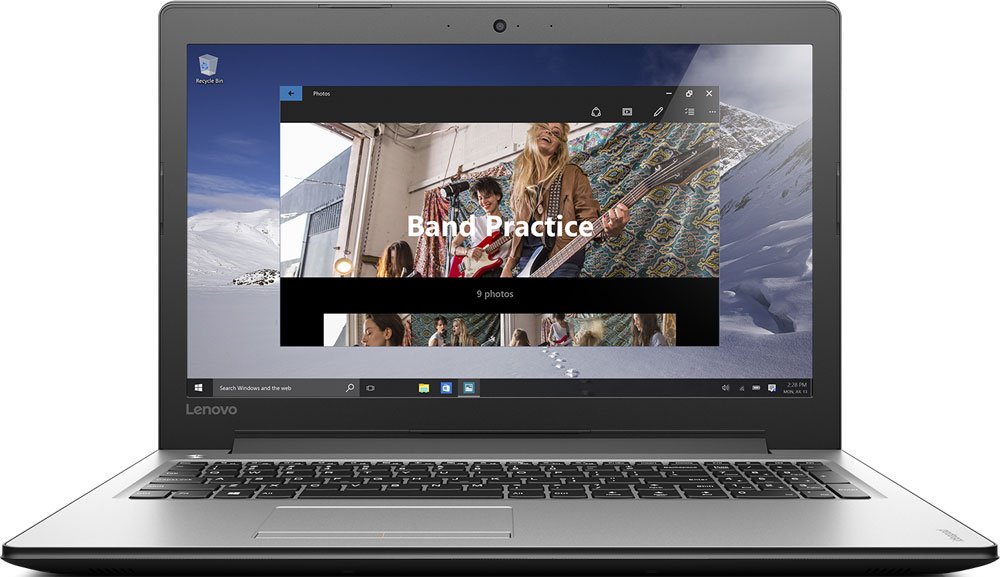 Ноутбук Lenovo 310-15IKB/15,6"FHD (AG)/I7-7500U/8Г/1TB/G920MX 2G/noDVD/WiFi+BT/W10/Серебристый 80TV01CMRK