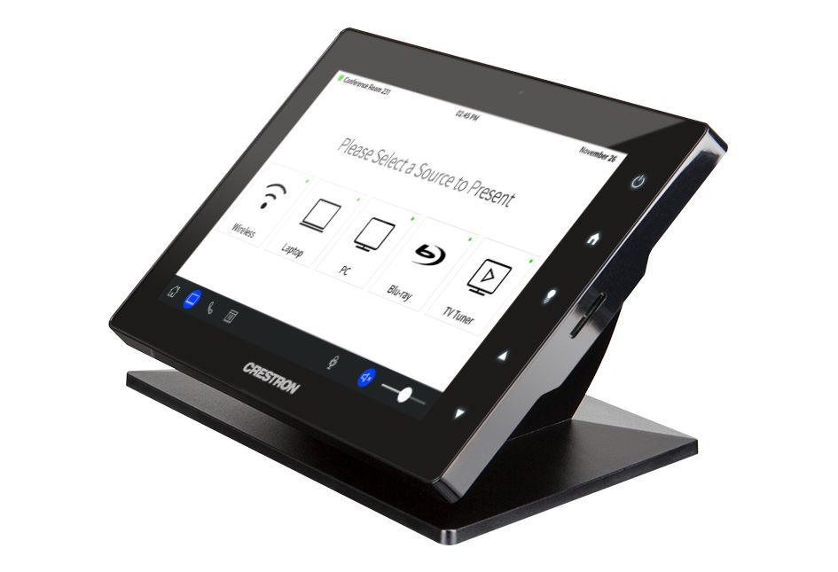 Панель управления Crestron 7” Touch Screen without Camera, Microphone, or PinPoint™ Beacon; Black Smooth TSW-760-NC-B-S TSW-760-NC-B-S #4