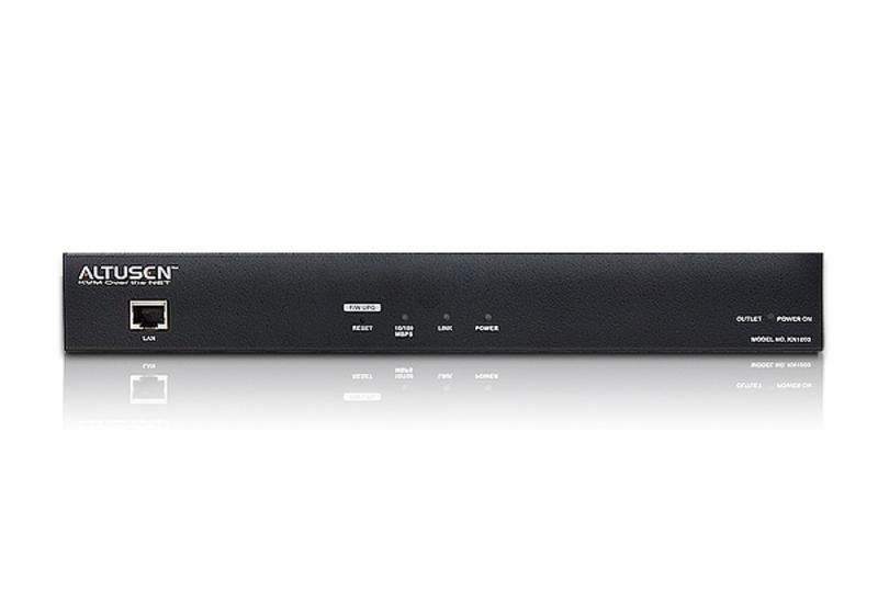 Удлинитель ATEN KVM+RS232+PDU USB/PS2, управл. по IP, Rackmount/Desktop, 10/100 Base-T, с KVM-шнуром PS2 1.2м KN1000-AX-G KN1000-AX-G