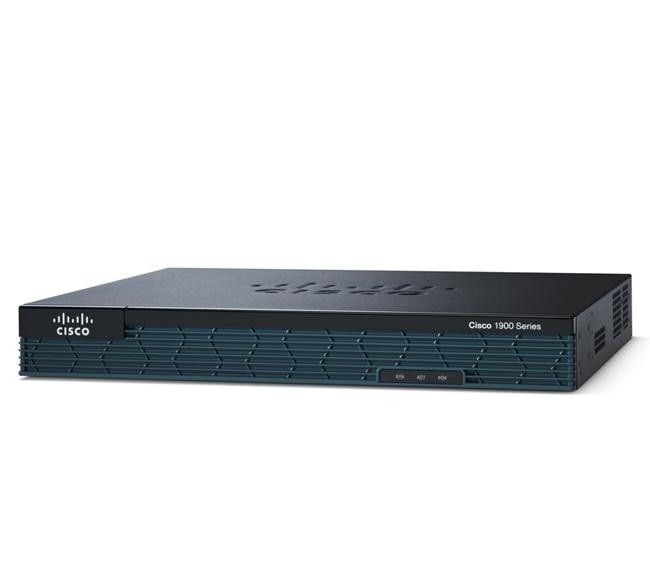Маршрутизатор Cisco 1921/K9 (WAN 2x100/1000, 2xEHWIC, 1xUSB, 256F/512D, IP Base) (CISCO1921/K9) CISCO1921/K9