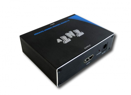 Конвертер ATEN VGA+AUDIO=>HDMI, HD-DB15+MINIJACK+2xRCA>HDMI, Female, DC 5V, (интегрированный конвертер видеоразрешений/scaler) TNTV/TNT MMS-VAH3 TNTV/TNT MMS-VAH3