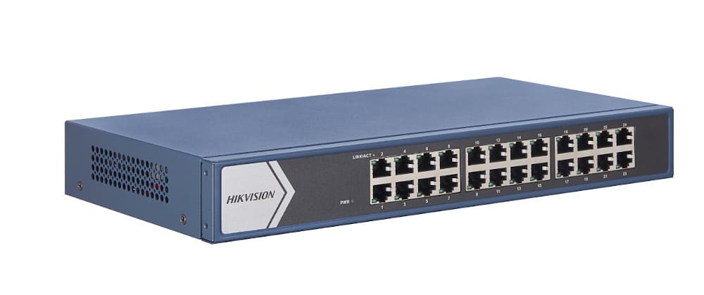 PoE коммутатор Hikvision DS-3E1524-EI L2,смарт-управляемый, 24 1000M RJ45-порт, визуализированная топология управления DS-3E1524-EI DS-3E1524-EI