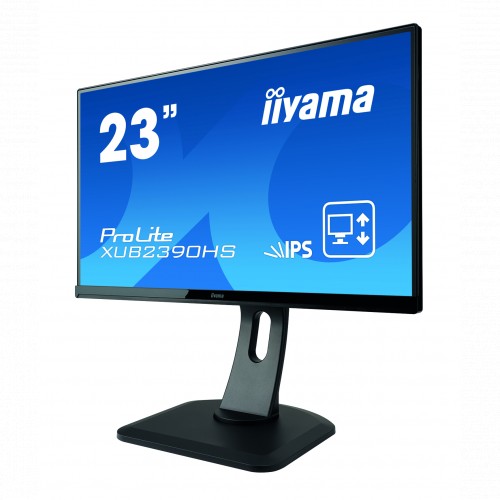 Монитор Iiyama 23" ProLite XUB2390HS-B1 черный IPS LED 5ms 16:9 DVI HDMI M/M матовая HAS Pivot 250cd 178гр/178гр 1080x1920 (xub2390hs-b1) xub2390hs-b1