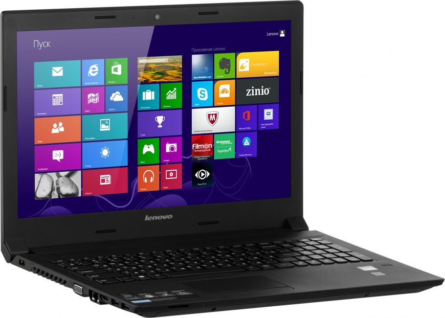 Ноутбук Lenovo IdeaPad B50-45, E1 6010, 15.6" HD, 2Gb, 500Gb, Wi-Fi, Bluetooth, CAM, Win 10, Black (59446275) 59446275