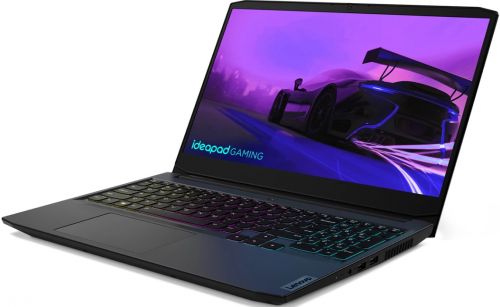 Ноутбук Lenovo IdeaPad Gaming 3 15ACH6 15,6 FHD (1920x1080)IPS AG, Ryzen 7 5800H, 2x8GB DDR4 3200, 512GB SSD M.2, RTX 3050 4GB, WiFi, BT, TPM2, HD Cam, 45Wh, 170W Slim Tip, NoOS, 1Y, Shadow Black, 2.25kg 82K201KJRE 82K201KJRE