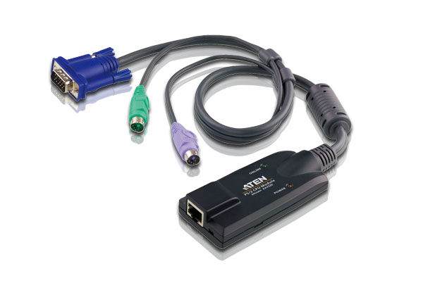 Модуль удлиннителя ATEN KVM PS/2, 40 м., 1xUTP Cat5e, для подкл. комп. к перекл. KH15xxA/KH15xxAi/KL15xxA/KL15xxAi/KH25xxA KA7520-AX KA7520-AX