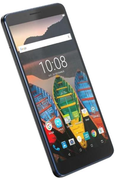 Планшетный компьютер Lenovo TB-7703X (ZA1K0028RU) TB-7703X, 7" HD (1280 x 720) IPS, Qualcomm Snapdragon 410 (1.2GHz), 2GB, 16GB, microSD (до 64GB), microSIM, microUSB 2.0, Wi-Fi, BT, 4G, GPS + GLONASS, WebCam 5Mpx/2Mpx, 3500mAh, 258г,Android 6.0.1, W ZA1K0028RU
