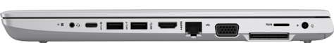 Ноутбук HP ProBook 640 G4 i5-8250U 1.6GHz,14" FHD (1920x1080) IPS AG,8Gb DDR4(1),256Gb SSD,LTE,48Wh,FPR,1.8kg,1y,Silver,Win10Pro  3ZG54EA 3ZG54EA