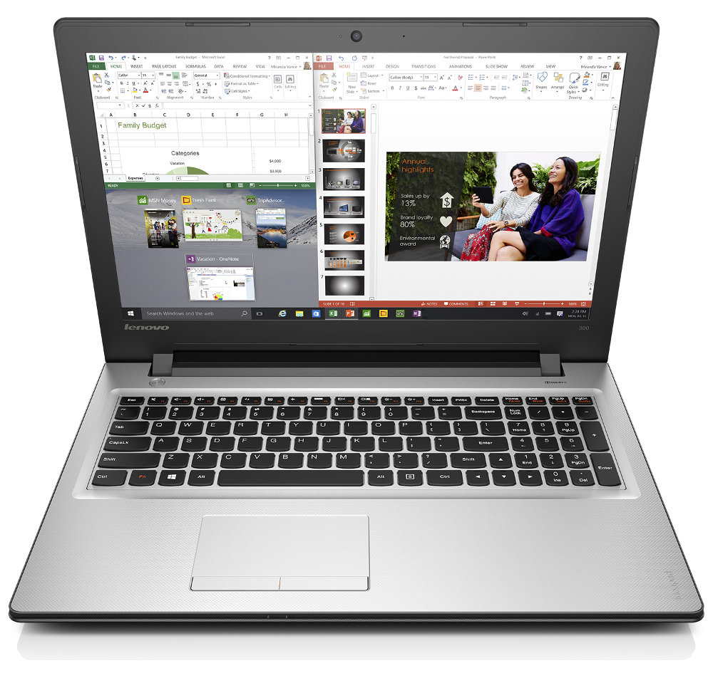 Ноутбук Lenovo V110-15ISK  black 15.6" (HD i3-6006U/4GB/500GB/DVDRW/W10Pro)(80TL00A3RK) 80Q701JERK
