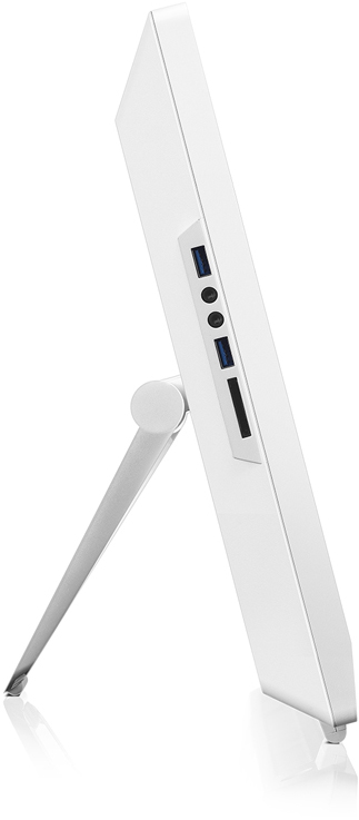 Моноблок Lenovo S200z 19.5" HD+ Cel J3060/4Gb/500Gb 7.2k/HDG400/CR/noOS/kb/m/белый 1600x900 (10K1000JRU) 10K1000JRU
