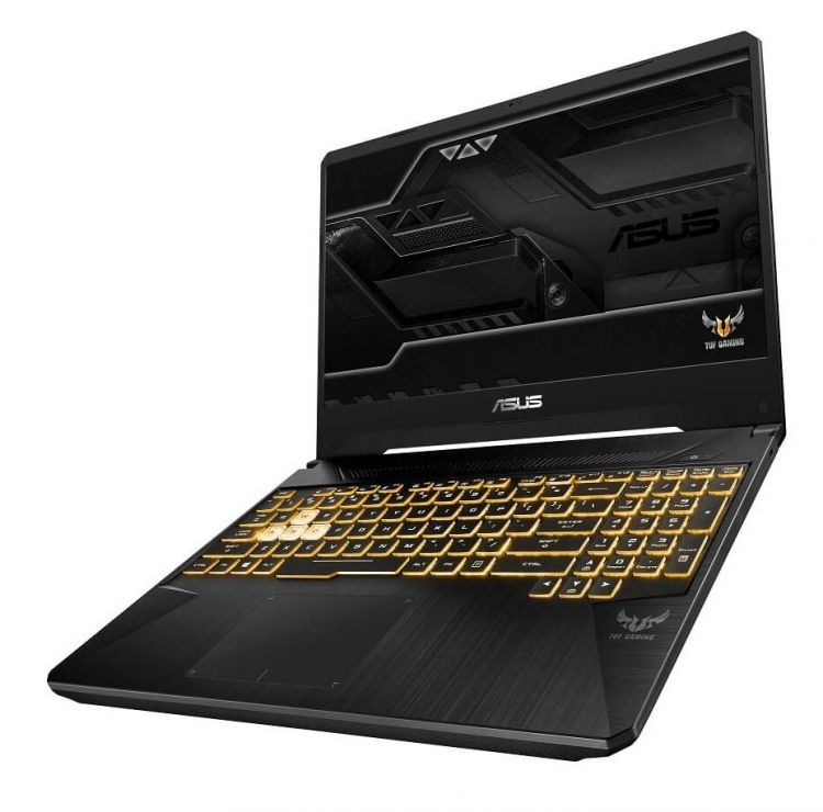 Ноутбук ASUS 15.6"(1920x1080 (матовый, 120Hz))/AMD Ryzen 7 3750H(2.3Ghz)/8192Mb/512SSDGb/noDVD/Ext:nVidia GeForce GTX1660Ti(6144Mb)/Cam/BT/WiFi/war 1y/2.3kg/black/W10 90NR0271-M01540 90NR0271-M01540
