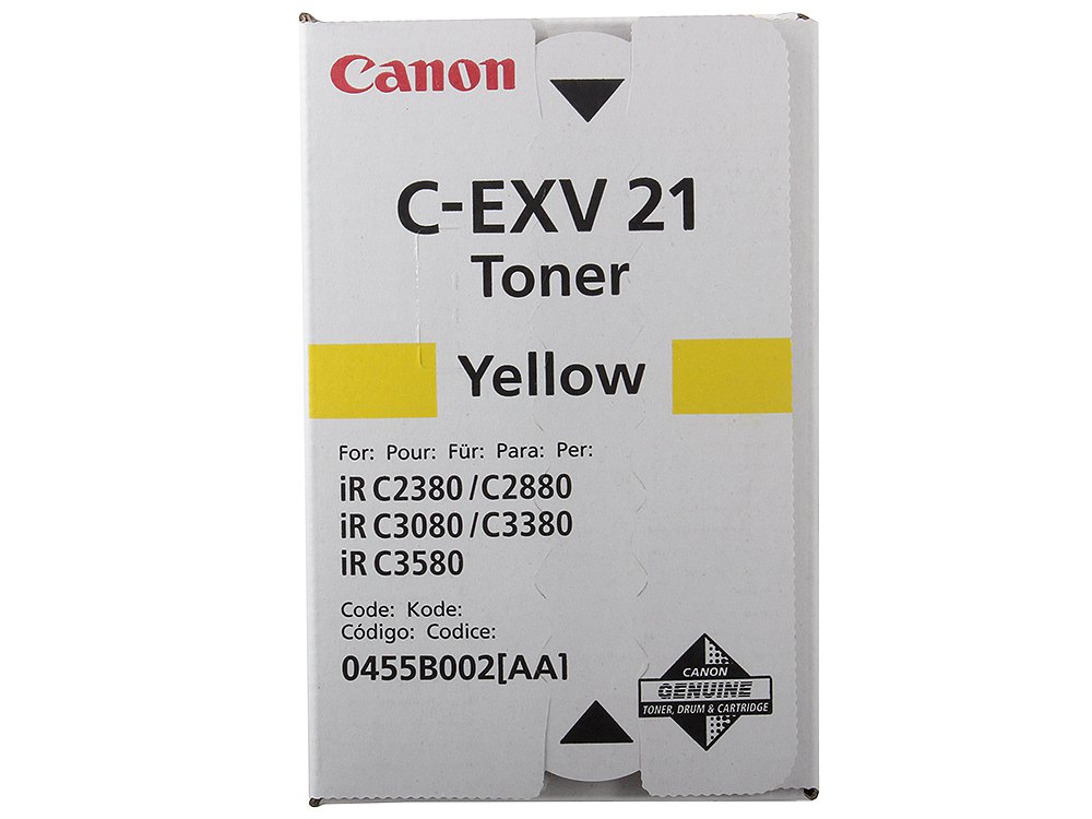 Тонер Canon C-EXV 21 желтый для iRC2880/3380/3880 (14К) 0455B002 0455B002 #6