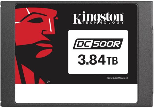 Твердотельный накопитель Kingston 2.5" 3840GB DC500R Enterprise SSD SATA 6Gb/s, 555/500, IOPS 98/28K, MTBF 2M, 3D TLC, 3504TBW, 0.5DWP SEDC500R/3840G SEDC500R/3840G