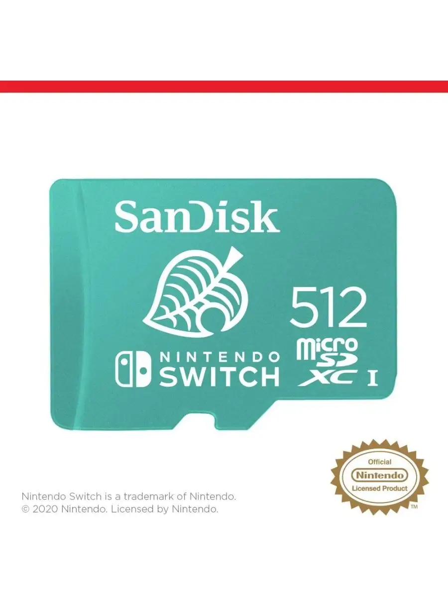 Карта памяти SanDisk SDSQXAO-512G-GN3ZN 512GB,microSDXC,Class 10,UHS-I,A1,C10,V30,U3 for Nintendo Switch,100/90 SDSQXAO-512G-GN3ZN SDSQXAO-512G-GN3ZN #2